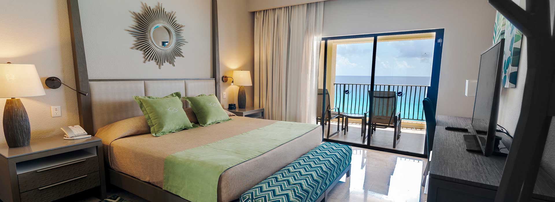 Villas de dos recámaras con vista al mar en el Resort Todo Incluido en Cancun The Royal Sands