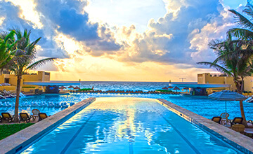 family pools in cancun resort